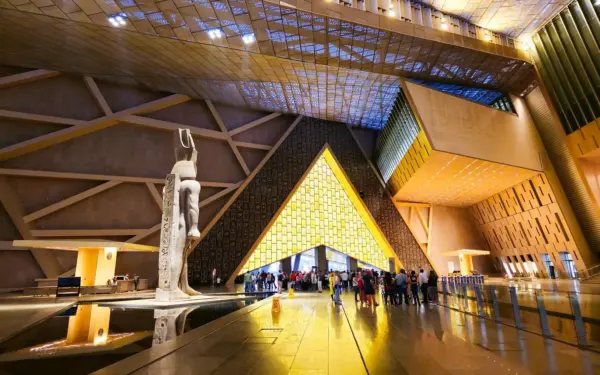 Inside the Grand Egyptian Museum